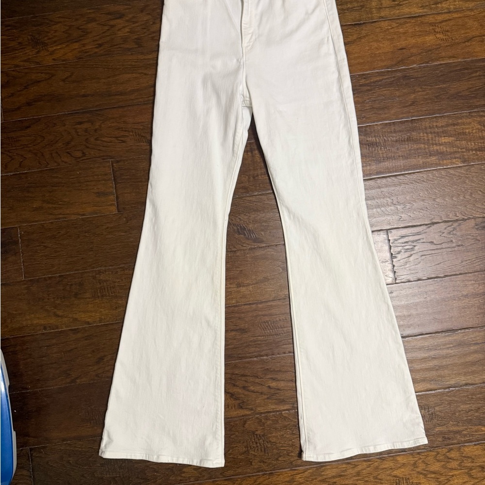 Hudson Jeans Women's Off-White Flare Jeans